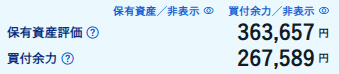 2026年2月12日の証券口座資産残高